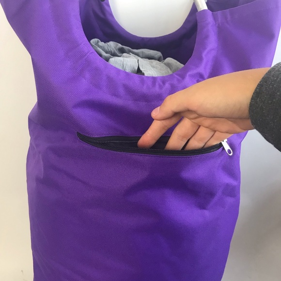 Collapsible Cloth Laundry Basket - Picture 4 of 6